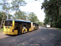 Smyčka Sošenka s trolejbusem ev. č. 4615.